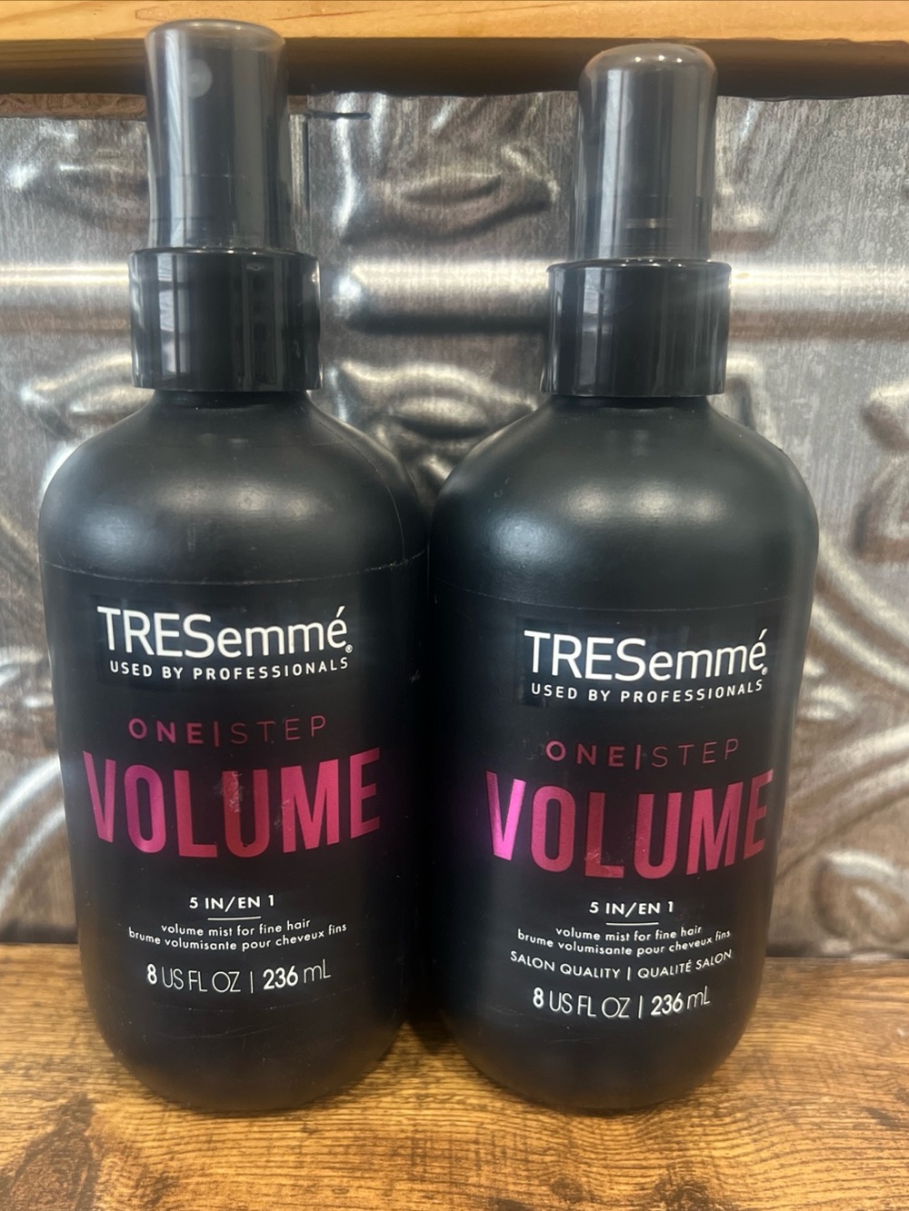 TRESemmé One Step Volume Mist 8 oz Lot of 2 Fine Hair 5-in-1 New